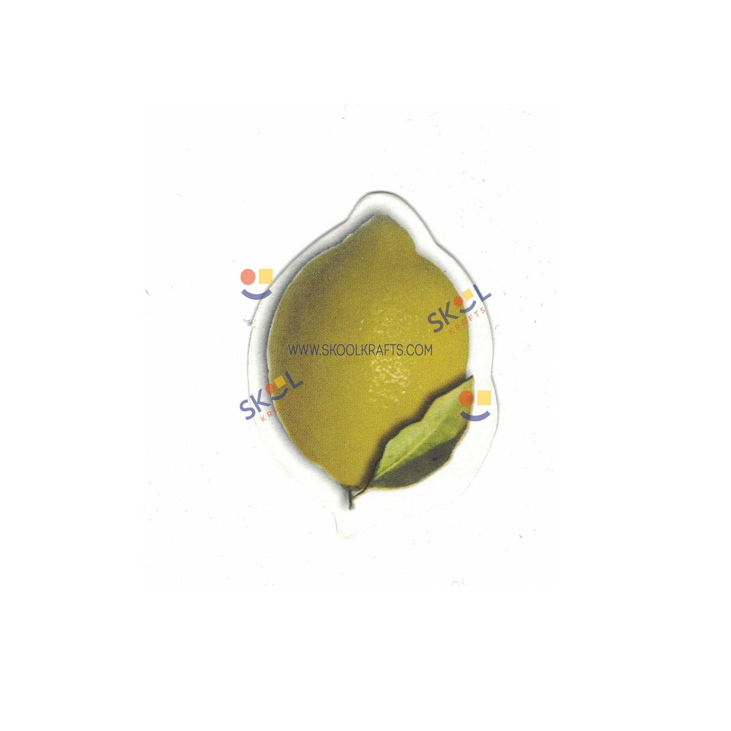 Lemon Cardstock Cutouts 1 1/4" x 1 3/4" 40/pk (Discontinued)