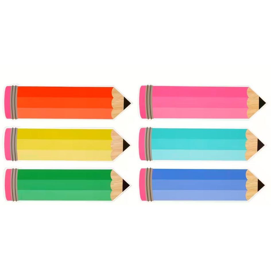 Die Cut Pencil Accents 12/pk 9"