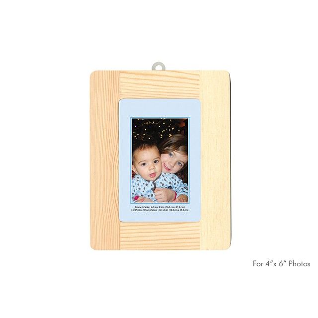 Natural DIY 6.5"x8.5" Photo Frame for 4"x6" Photos (discontinued)