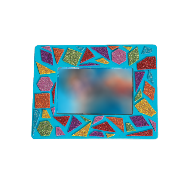 Foam Mosaic Picture Frame Magnet Kit 24/pk
6 1/2" x 5" with a 4" x 2 1/2" photo space