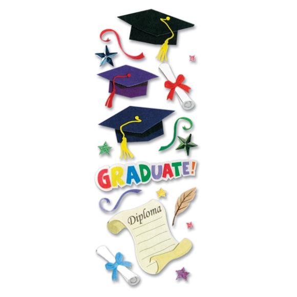 Graduate Stickers 1 Sheet