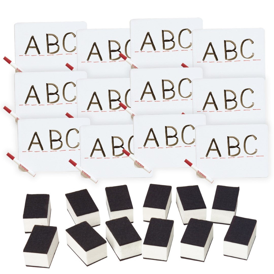 Wipe Off Board Erasers 12/pk