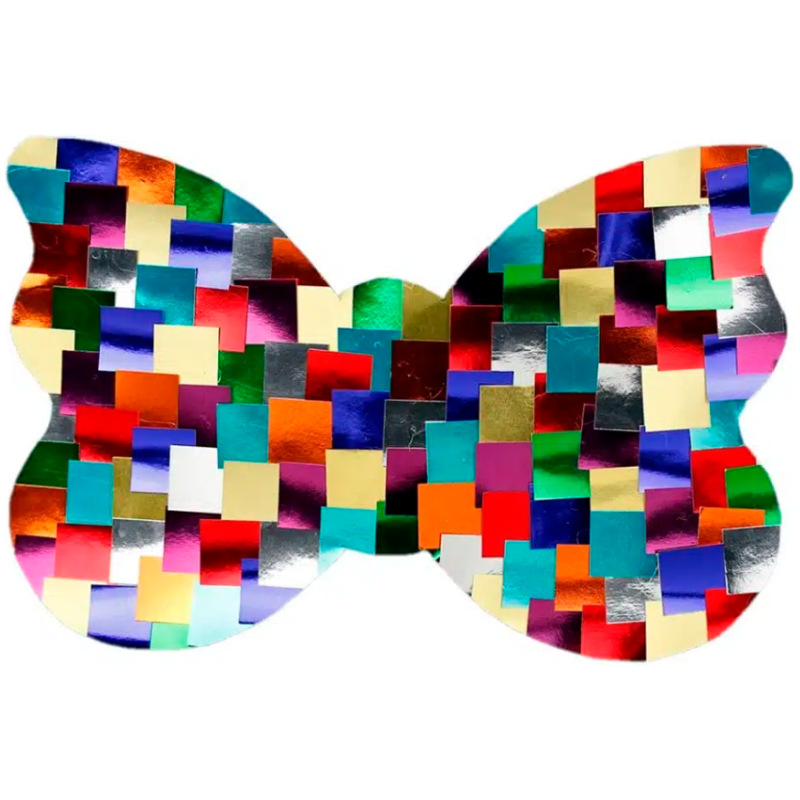 Mosaic 1" Foil Board 500 Squares in Assorted Metallic Colors