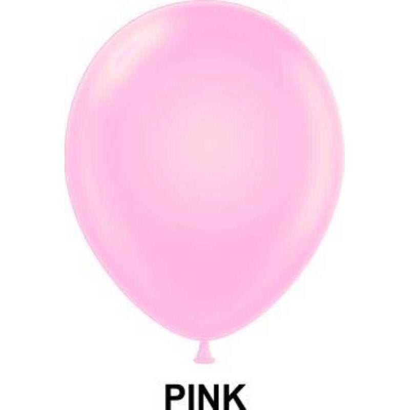 Helium Balloons 12" 100/pk (Pink)