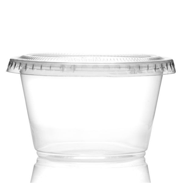 Portion Cups with Lids 4oz. 25/pk