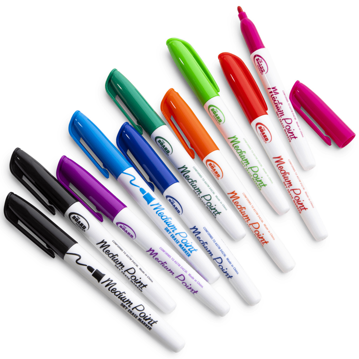 Medium Dry Erase Markers 10/pk Assorted
