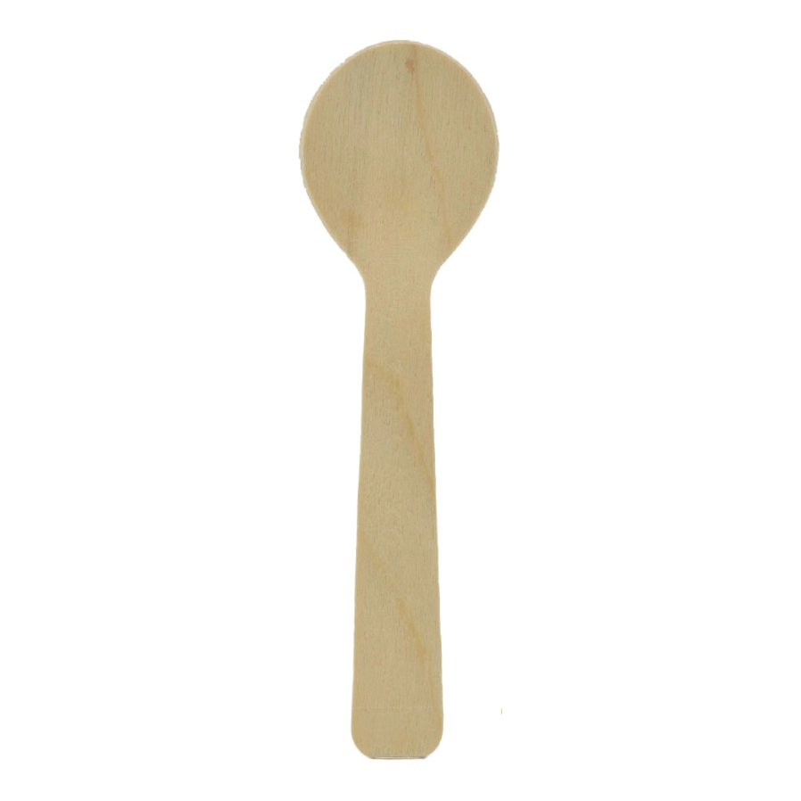 Mini Wooden Spoons 4" 100/pk