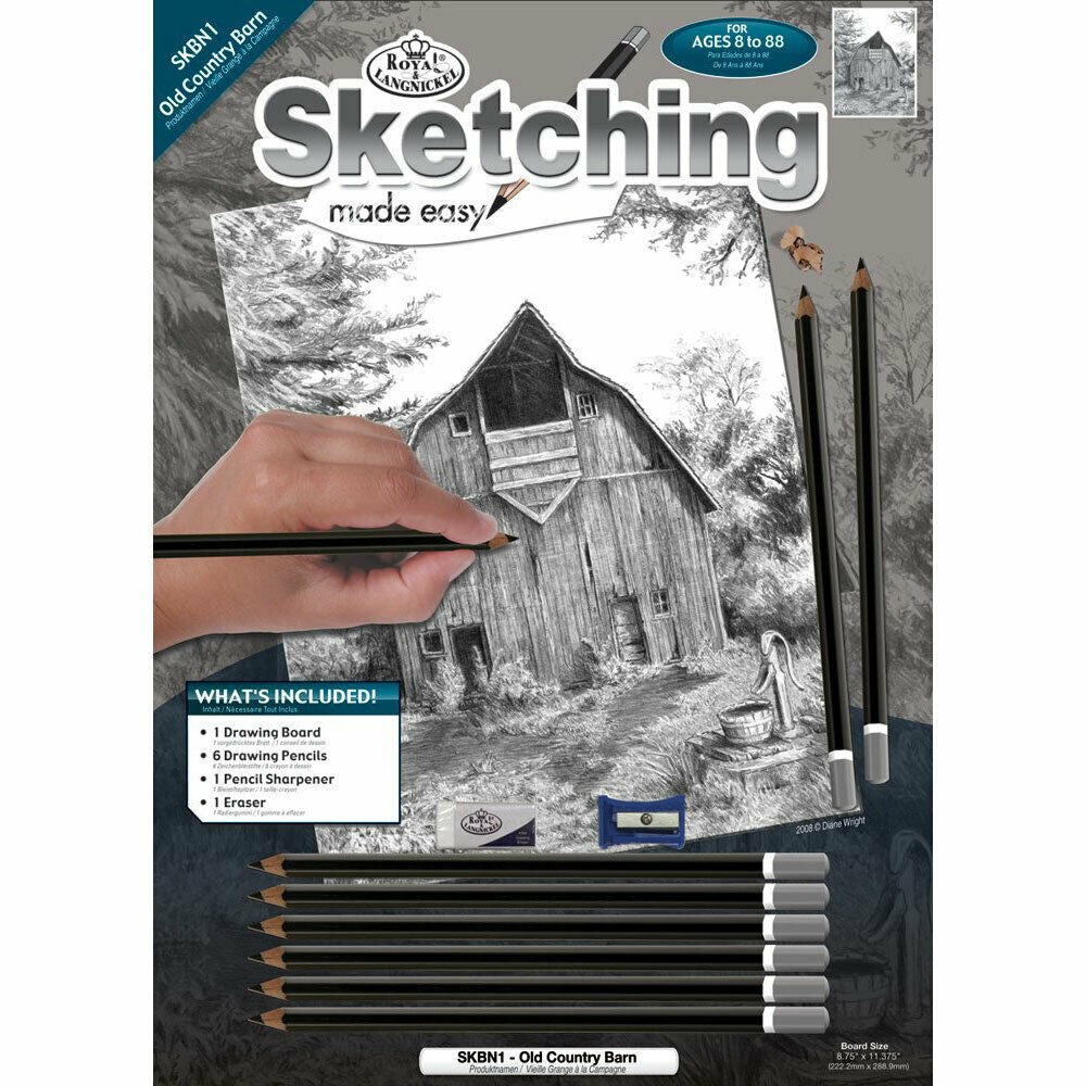 Old Country Sketching Made Easy Kit