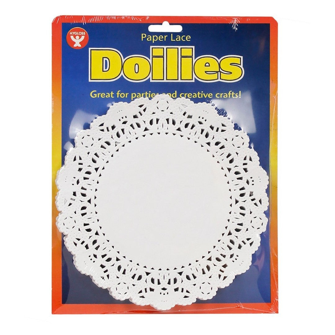 Round Paper Lace Doilies (White, 4", 100 Pack)