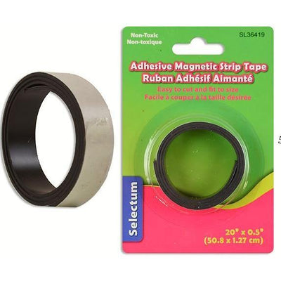 Adhesive Magnetic Tape 20"x0.5"