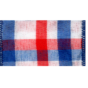 2-1/2" Color Chic Plaid 50yd Red/white/blue (discontinued)
