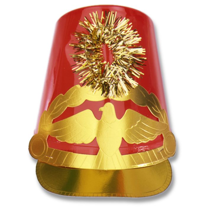 Plastic Drum Soldier Hat 1pc