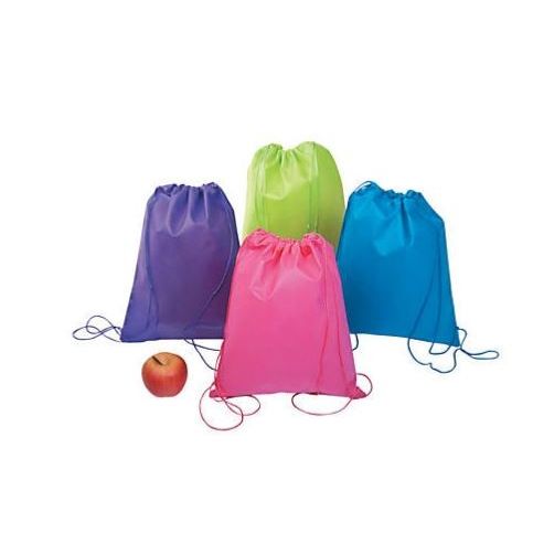 Nonwoven Polyester Bright Color Drawstring Bags 12" x 15"
12/pk