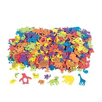 Fabulous Foam Adhesive Animal Shapes 500/pk