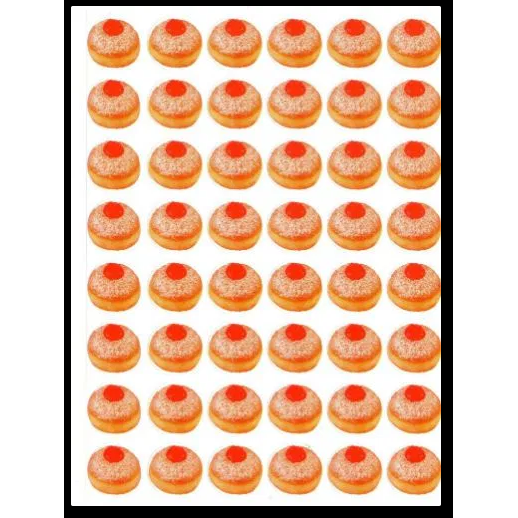 Doughnut Stickers 3/4" (10 Sheets)