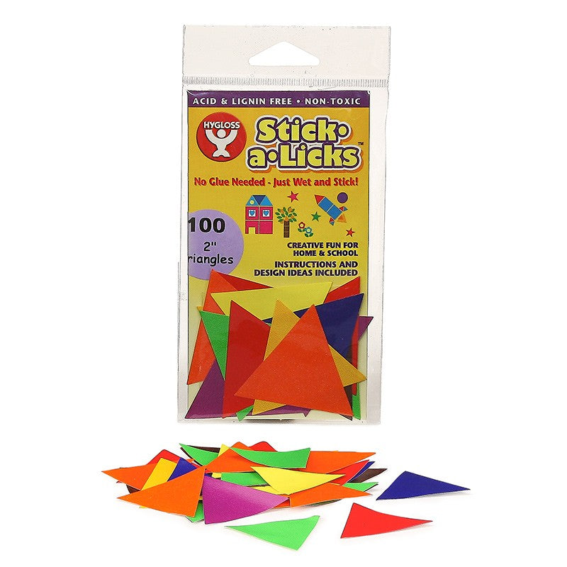 Stick a lick Triangles (2" 100/pk)