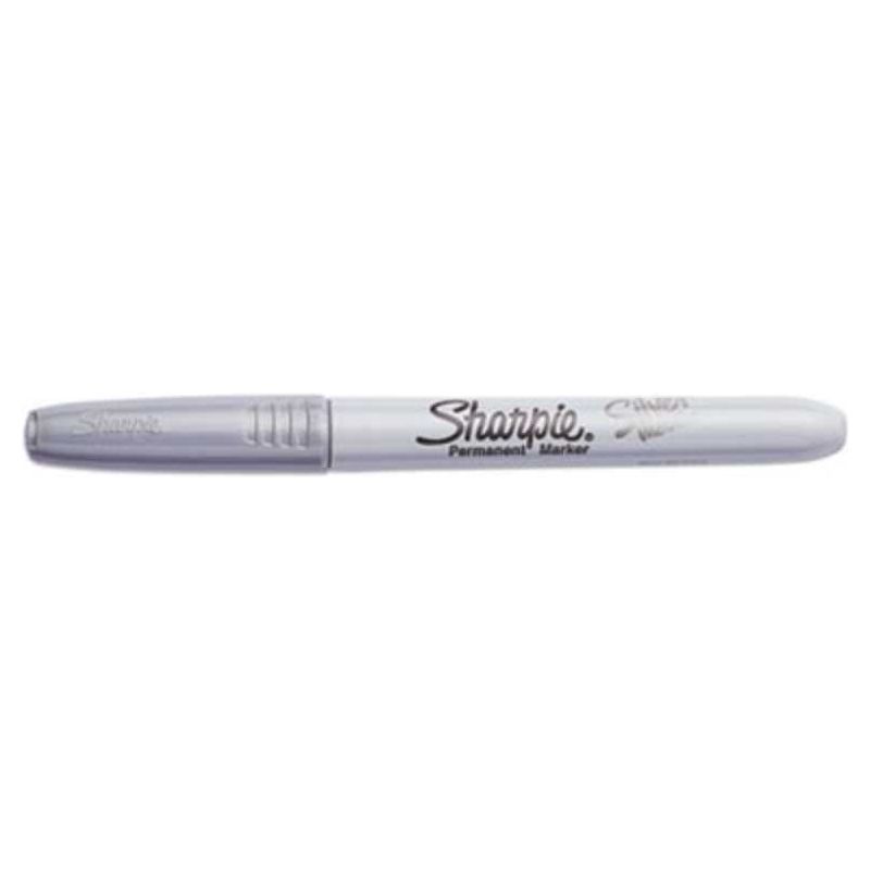 Metallic Fine Point Permanent Markers Silver