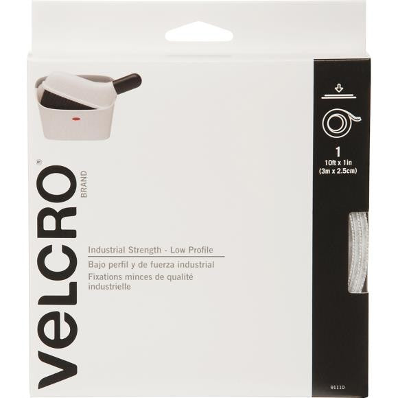 Heavy Duty Velcro 1"x 10ft White