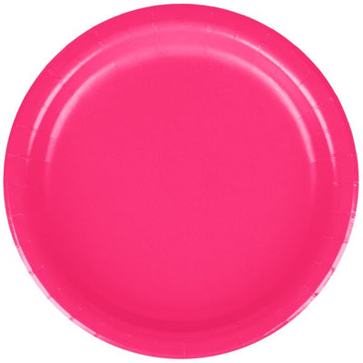 Paper plate Hot Pink 9" 8ct