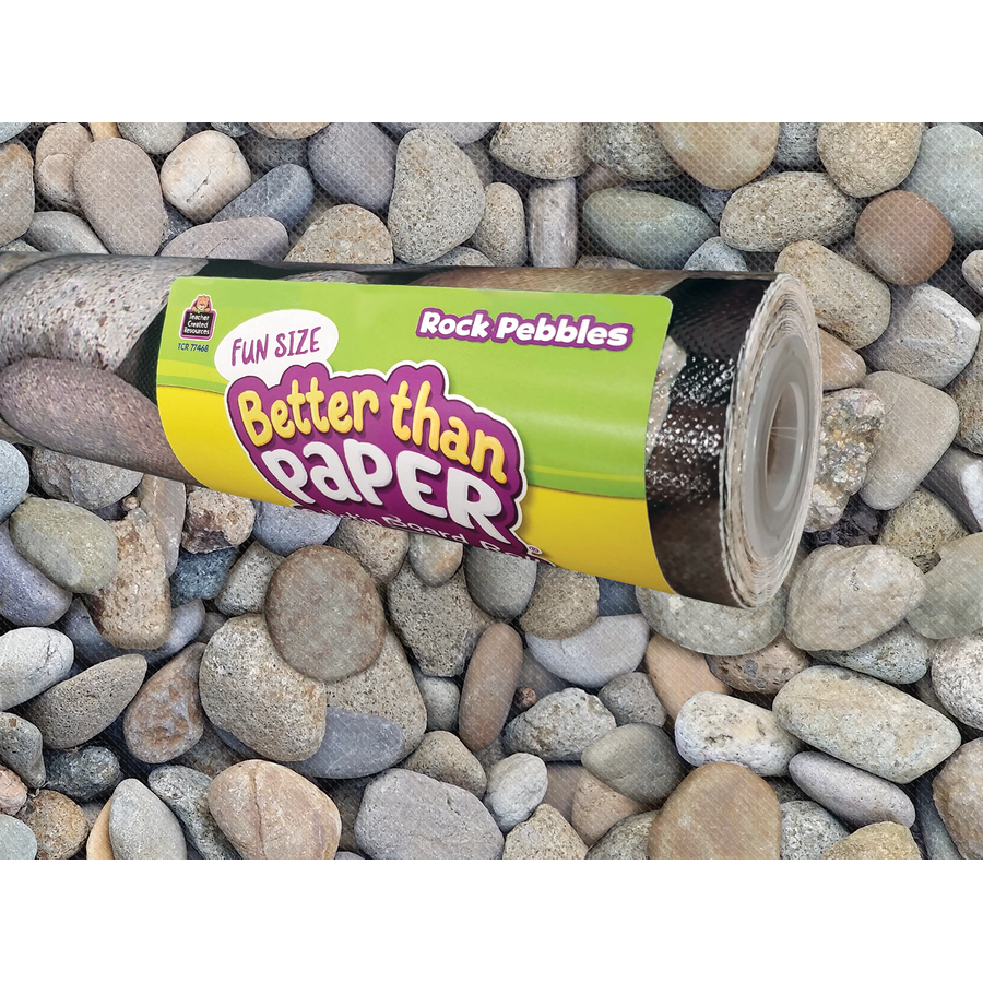 Better Than Paper Bulletin Board Roll (Fun Size Rock Pebbles), 18" x 12'