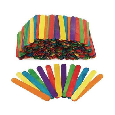 Giant Craft Sticks Colored 8" x 1" 500/pk