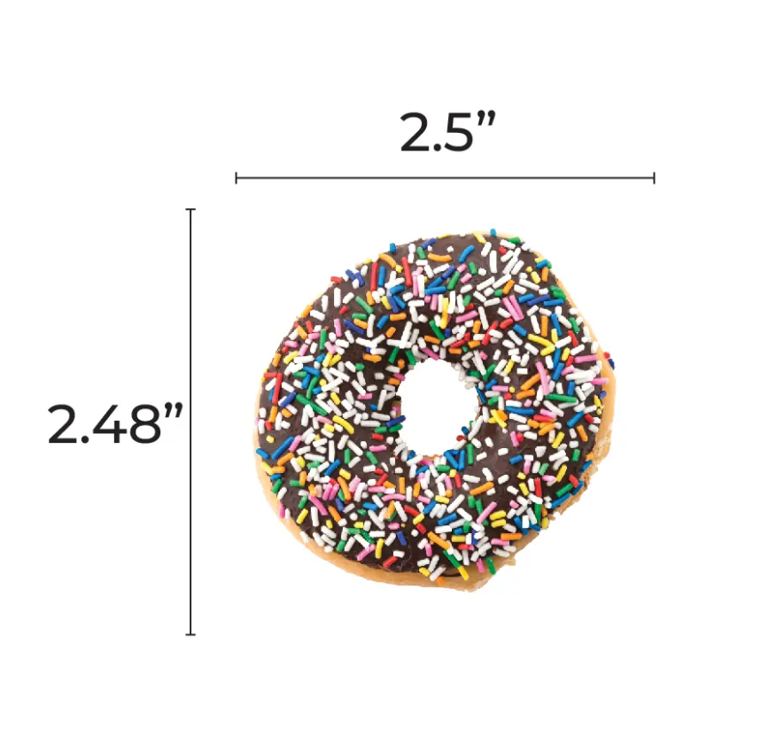 Brown Doughnut 2.5" 20/pk