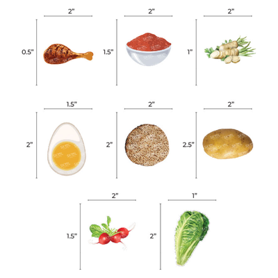 Semunim Karrah Cutouts 2" 20/sets