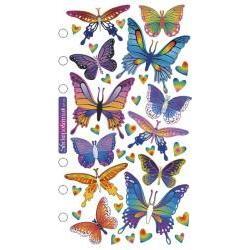 Butterfly Stickers 34/pk
