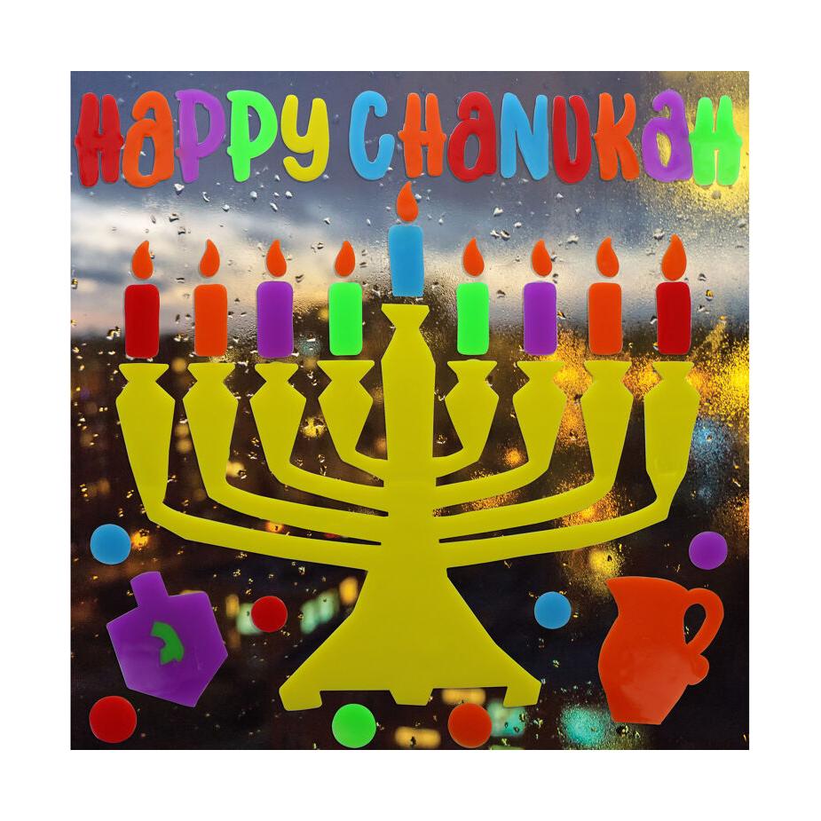 Chanukah Window Gel (41 Pc)