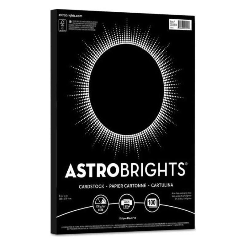 Black Cardstock paper 65lb 50/pk