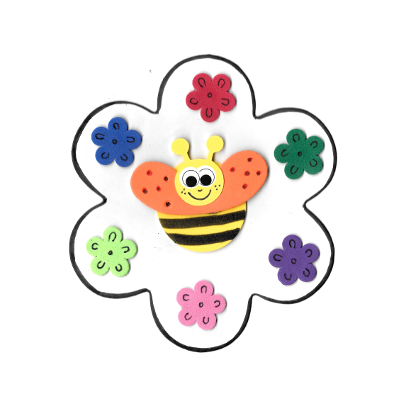 Bee Flower Craft Kit 7" 20 sets (discontinued)