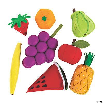 Plush Play Fruit 8/pk (discontinued)