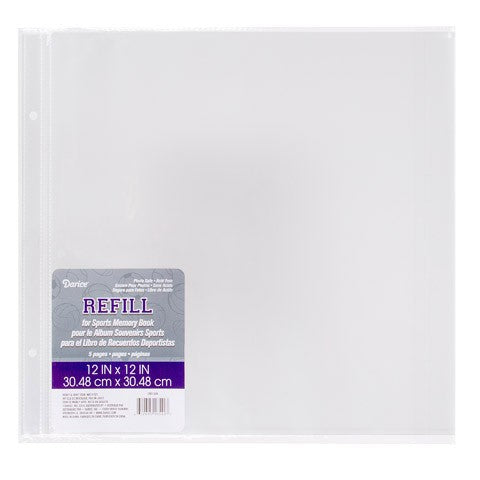 Scrapbook Pg. Protectors Refill 12x12" 5/pk. (Discontinued)