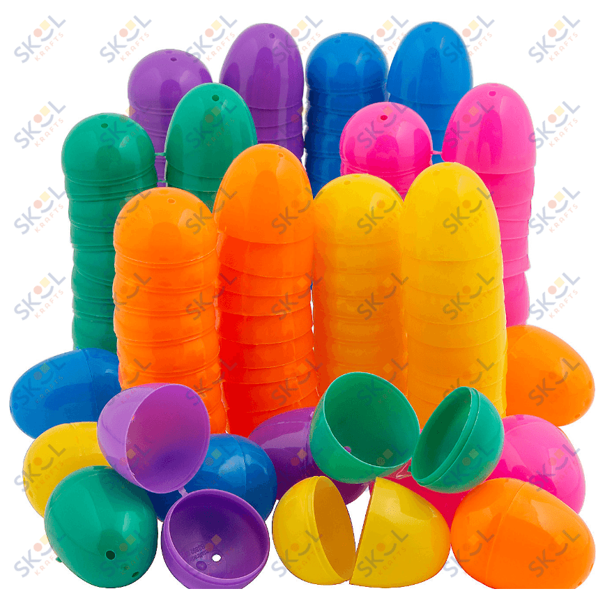 Plastic Easter Eggs 2" 72pk