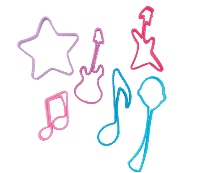 Super-Sized Glitter Musical Silly Bands 36/pk