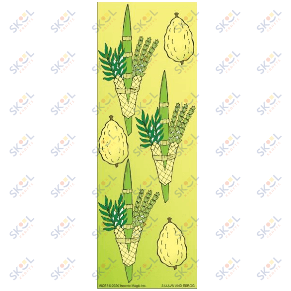 Lulav & Esrog Stickers (25 Sheets)