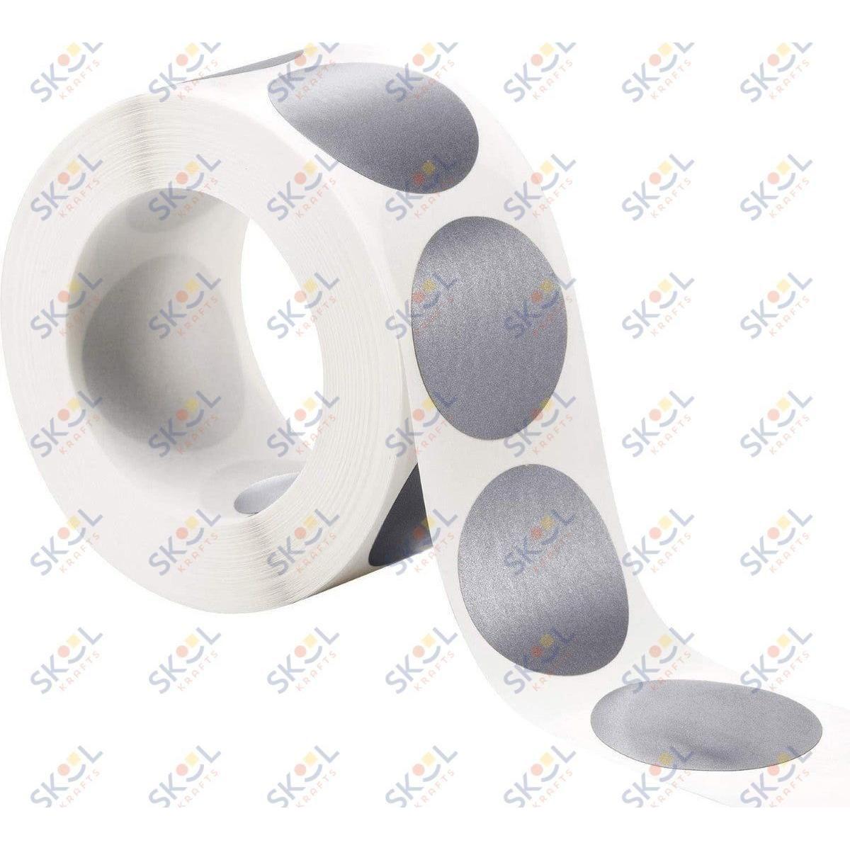 Silver Circle Scratch Off