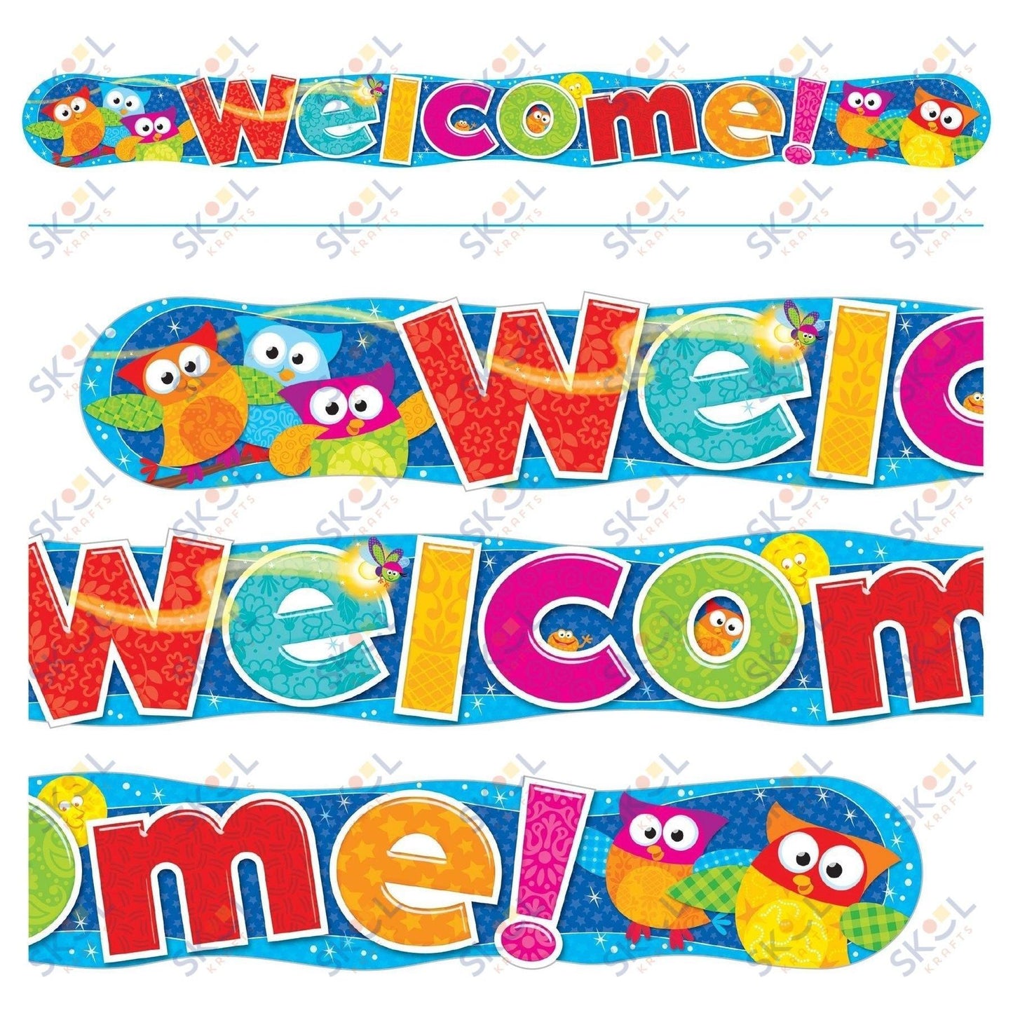 Welcome Owl-Stars Banner 10 Ft (Discontinued)