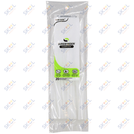Mini Size 10" Clear Hot Glue Stick -20 Pack