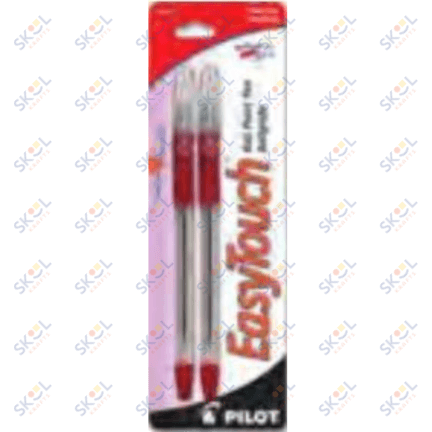 Easytouch Red Pen Fine Point 2/Pk