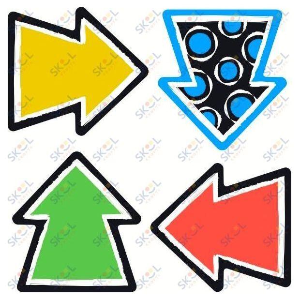 Bold Stroke Arrows Accents 36/pk 6"