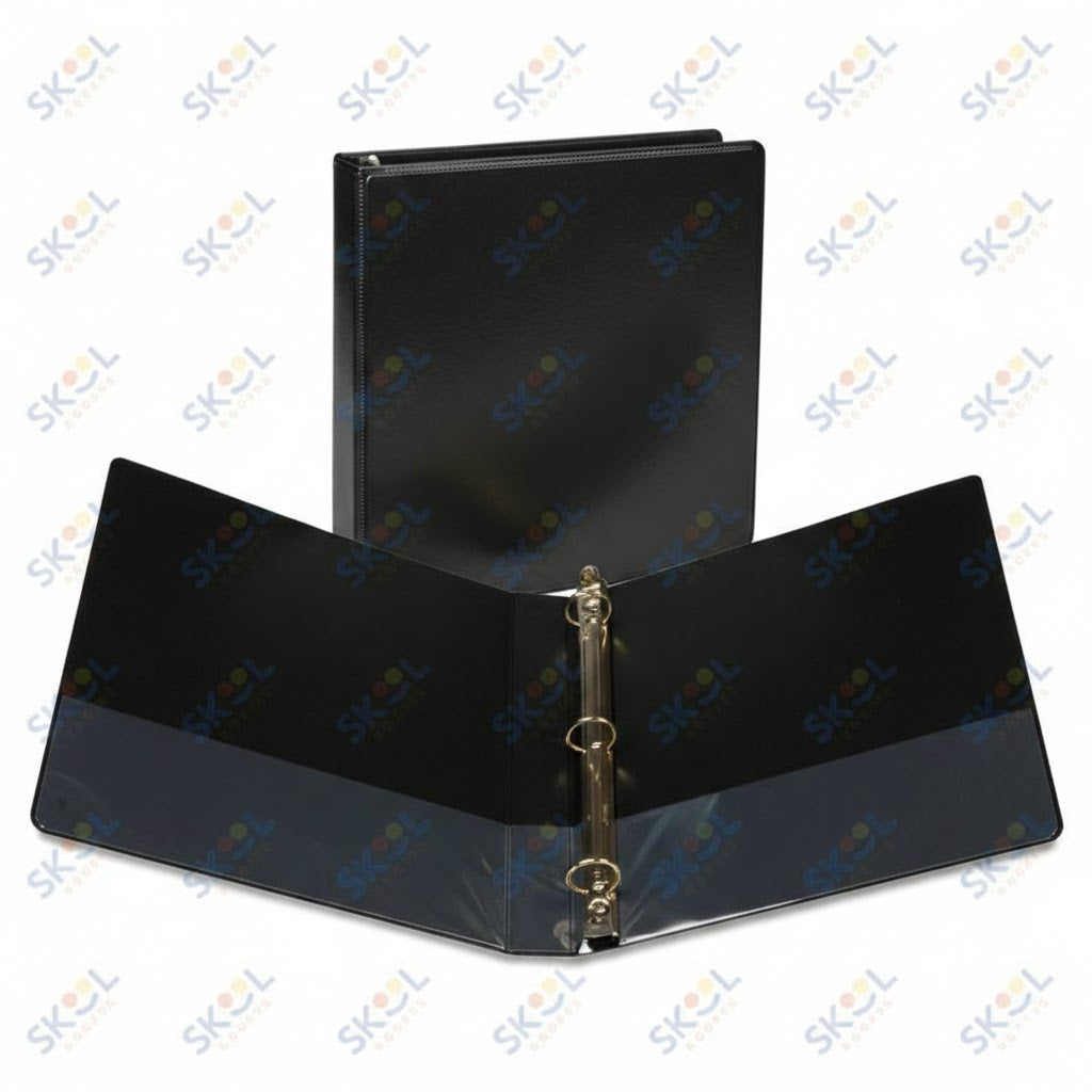 View Binder (Black, 1.5", Round Rings)