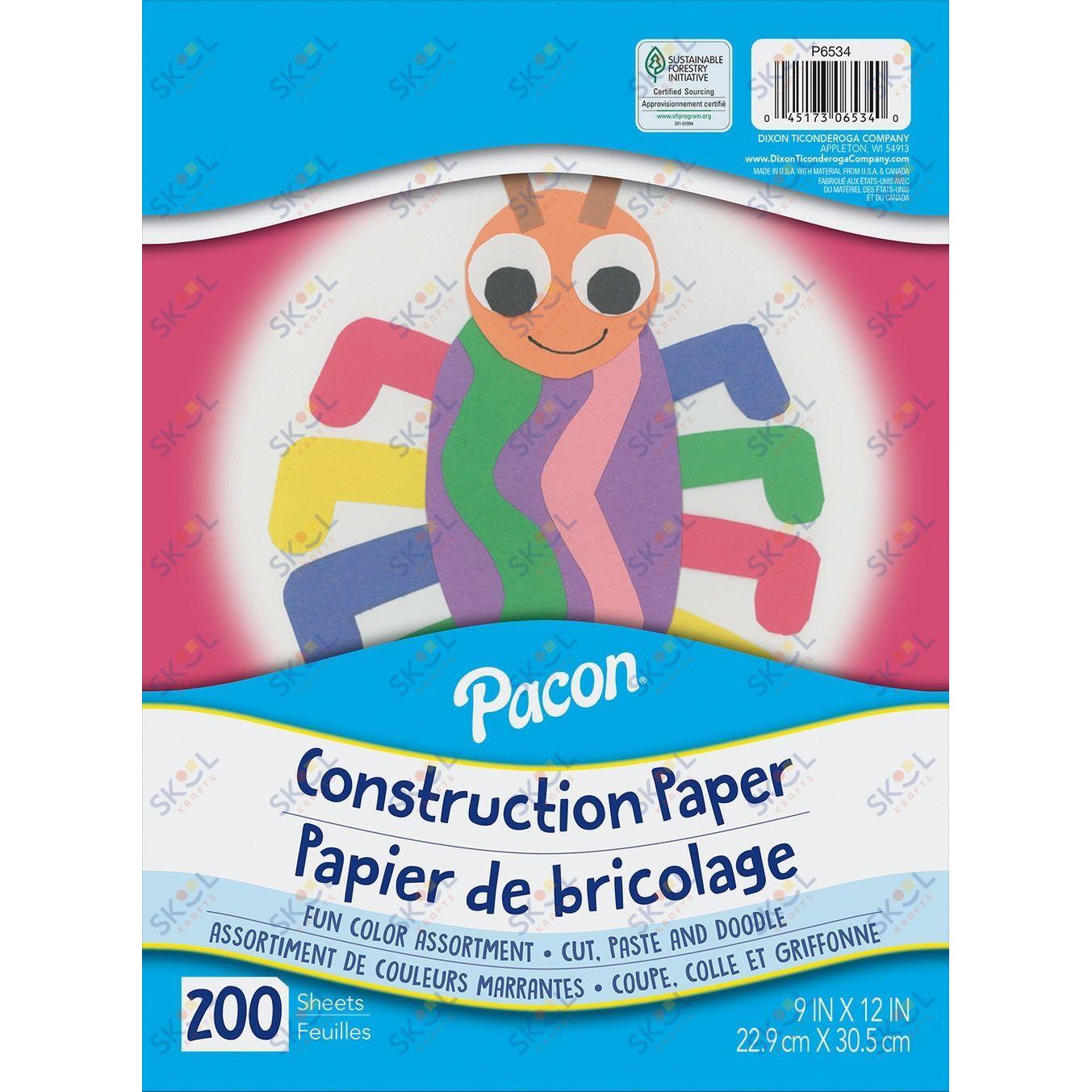 Construction Paper 9"x12" (50 Pack, Light Green)