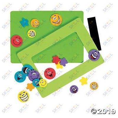 Smile Face Picture Magnet Frame Craft Kit 12 kits