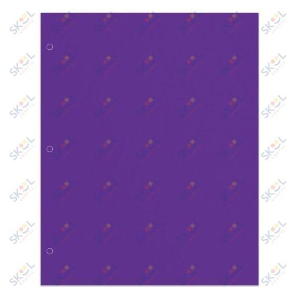 Two Pocket Paper Folder Purple 1/pk