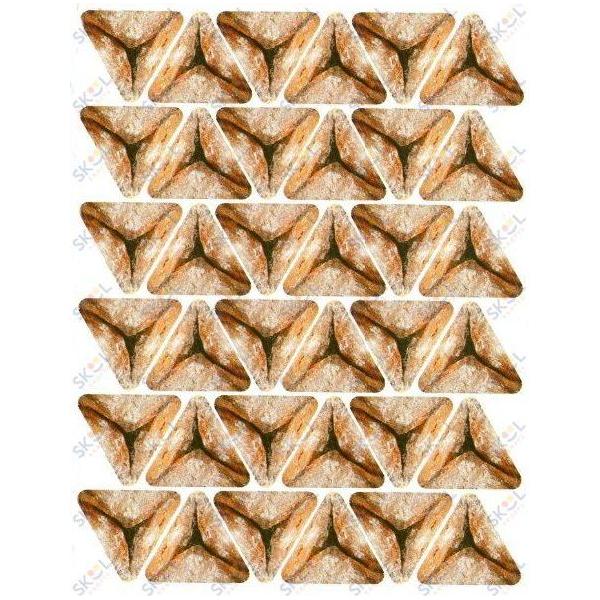 Hamentashen Stickers 1" 10/pk