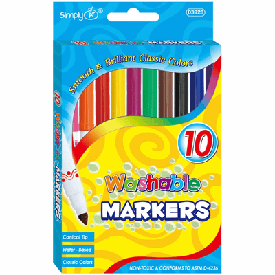 Washable Markers 10/pk