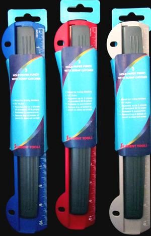 Three Hole Puncher With Scrap Catcher