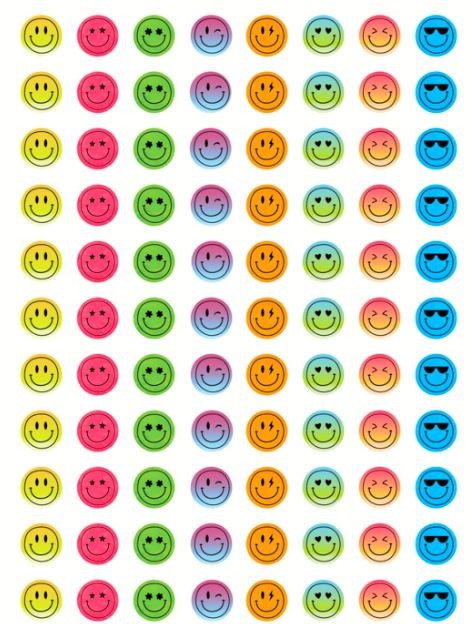 Bright 4Ever Smiley Mini Stickers 1144/pk