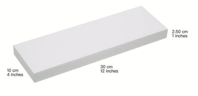 Styrofoam Block 12" x 4" x 1"